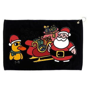 Ice Fresh Lemonade Got Any Grapes Duck Funny Christmas Funny Gift Grommeted Golf Towel