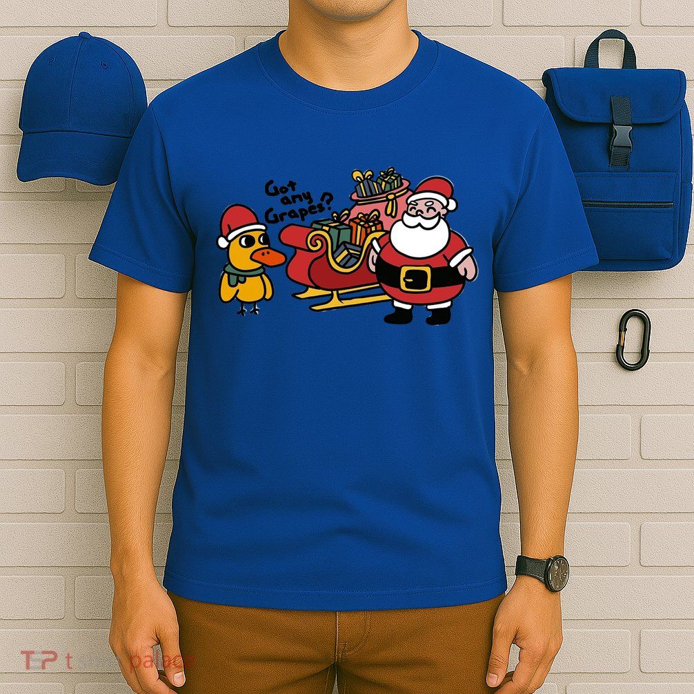 Ice Fresh Lemonade Got Any Grapes Duck Funny Christmas Funny Gift T-Shirt