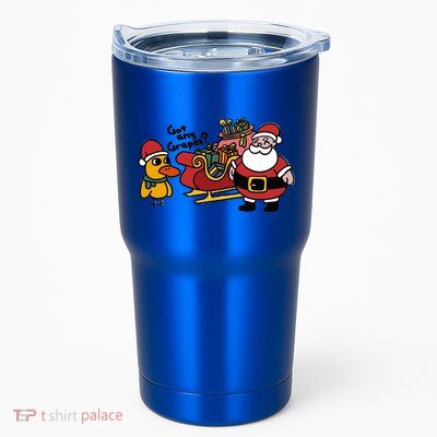 Ice Fresh Lemonade Got Any Grapes Duck Funny Christmas Funny Gift Tumbler