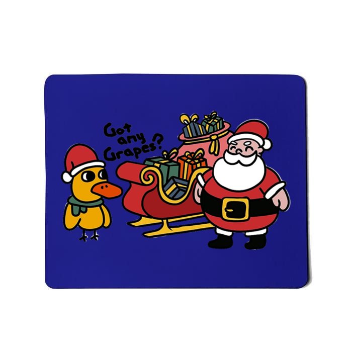 Ice Fresh Lemonade Got Any Grapes Duck Funny Christmas Funny Gift Mousepad