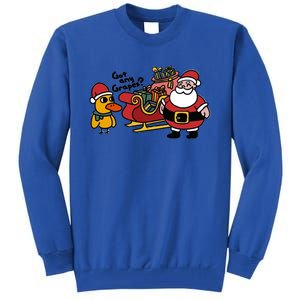 Ice Fresh Lemonade Got Any Grapes Duck Funny Christmas Funny Gift Tall Sweatshirt