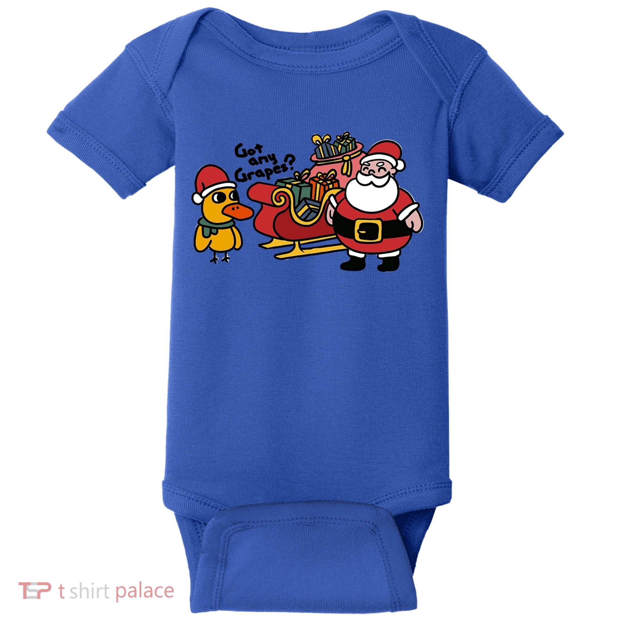 Ice Fresh Lemonade Got Any Grapes Duck Funny Christmas Funny Gift Baby Bodysuit