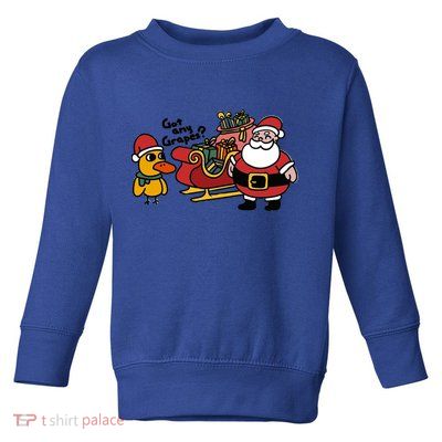 Ice Fresh Lemonade Got Any Grapes Duck Funny Christmas Funny Gift Toddler Sweatshirt