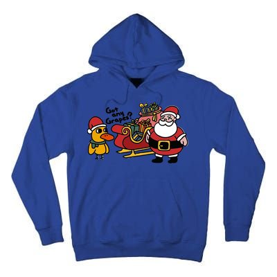 Ice Fresh Lemonade Got Any Grapes Duck Funny Christmas Funny Gift Tall Hoodie
