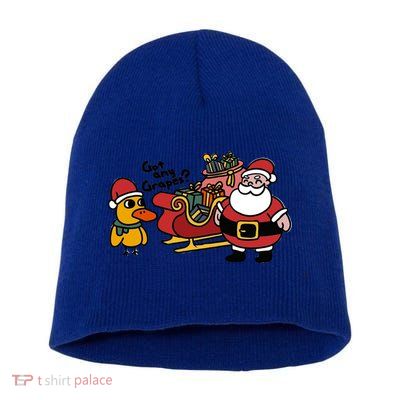 Ice Fresh Lemonade Got Any Grapes Duck Funny Christmas Funny Gift Short Acrylic Beanie