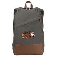 Ice Fresh Lemonade Got Any Grapes Duck Funny Christmas Funny Gift Cotton Canvas Backpack