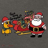Ice Fresh Lemonade Got Any Grapes Duck Funny Christmas Funny Gift Cotton Canvas Backpack