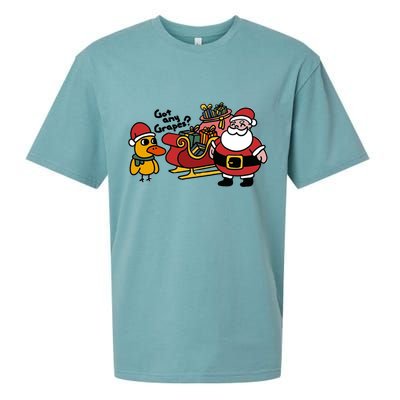 Ice Fresh Lemonade Got Any Grapes Duck Funny Christmas Funny Gift Sueded Cloud Jersey T-Shirt