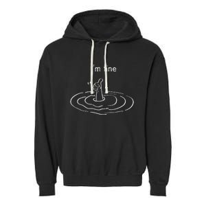 IM Fine Like Hand Thumbs Up On Water Surface IM Fine Garment-Dyed Fleece Hoodie