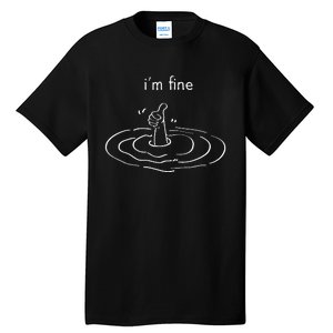 IM Fine Like Hand Thumbs Up On Water Surface IM Fine Tall T-Shirt