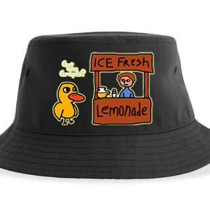 Ice Fresh Lemonade Duck Funny Got Any Grapes Sustainable Bucket Hat