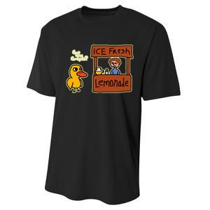 Ice Fresh Lemonade Duck Funny Got Any Grapes Performance Sprint T-Shirt