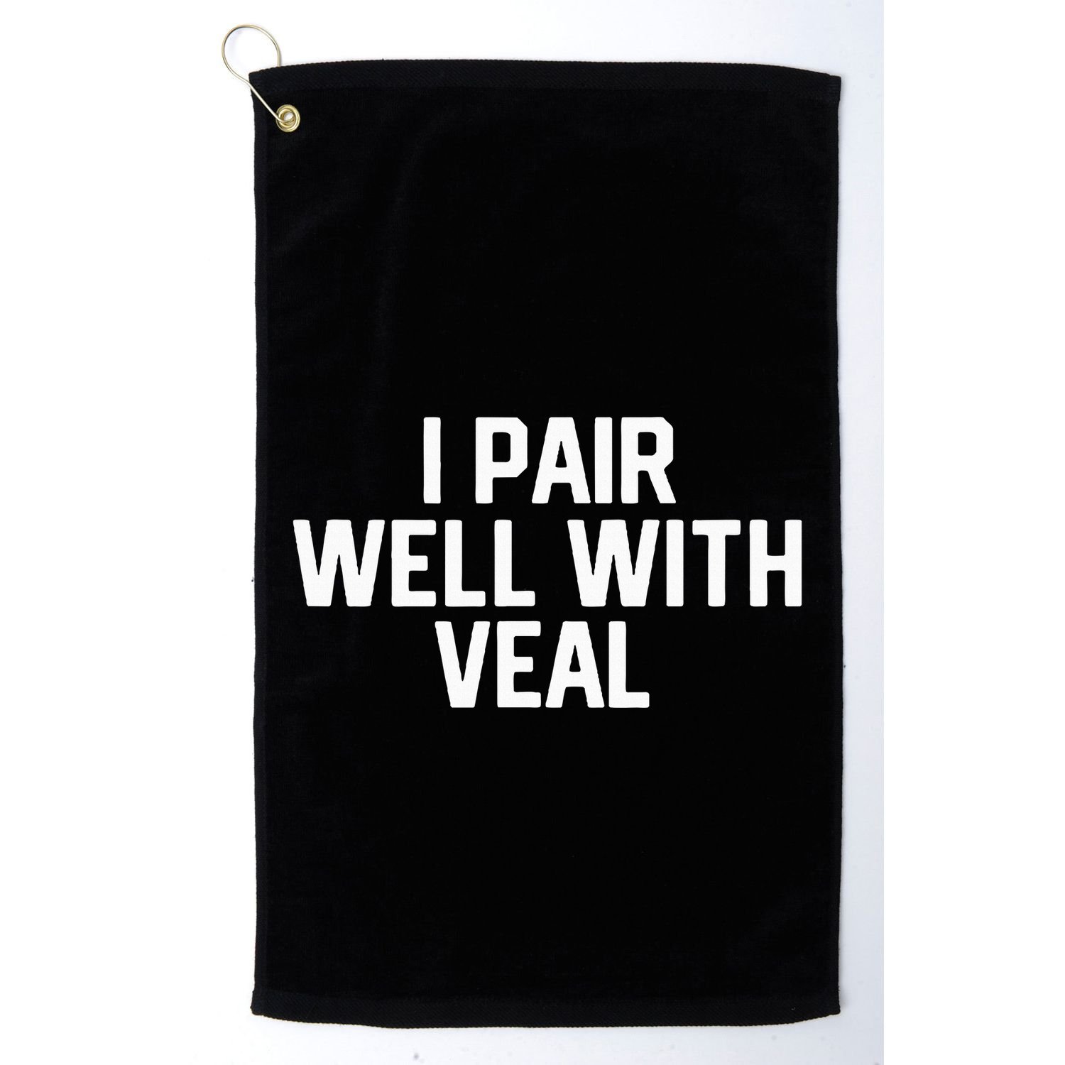 Italian Food Lovers Veal Golf Towel