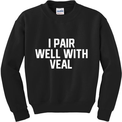Italian Food Lovers Veal Kids Sweatshirt