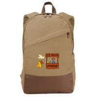 Ice Fresh Lemonade Duck Funny Got Any Grapes Love Gift Cotton Canvas Backpack