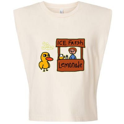 Ice Fresh Lemonade Duck Funny Got Any Grapes Love Gift Garment-Dyed Women's Muscle Tee