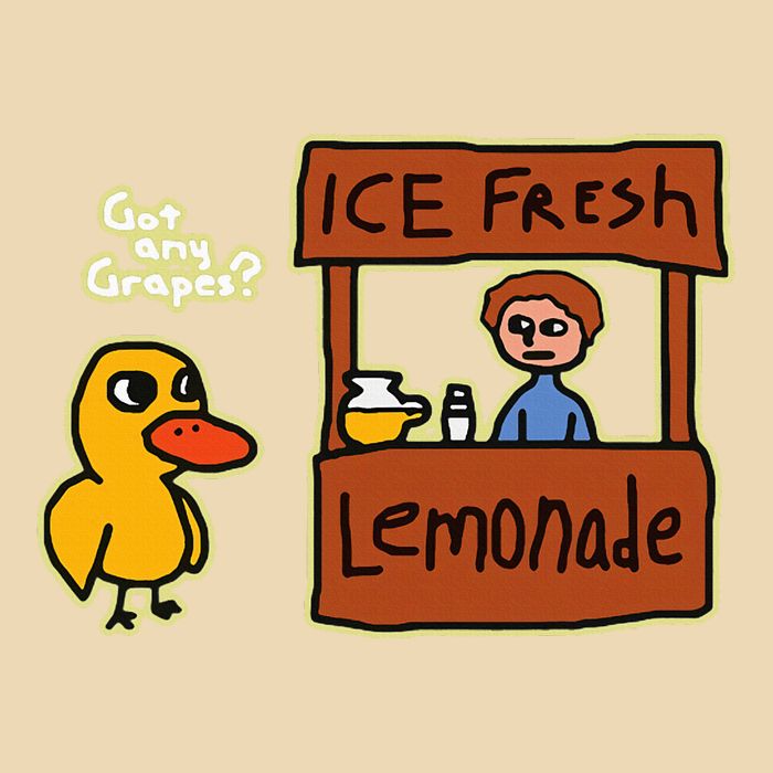 Ice Fresh Lemonade Duck Funny Got Any Grapes Love Gift Bag