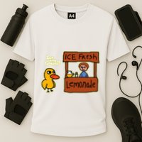 Ice Fresh Lemonade Duck Funny Got Any Grapes Love Gift Cooling Performance Crew T-Shirt