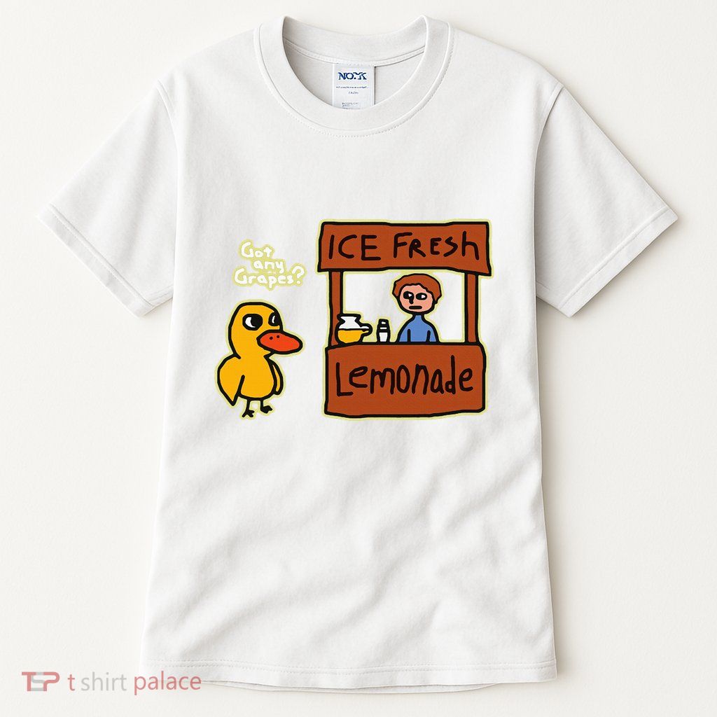 Ice Fresh Lemonade Duck Funny Got Any Grapes Love Gift Tall T-Shirt