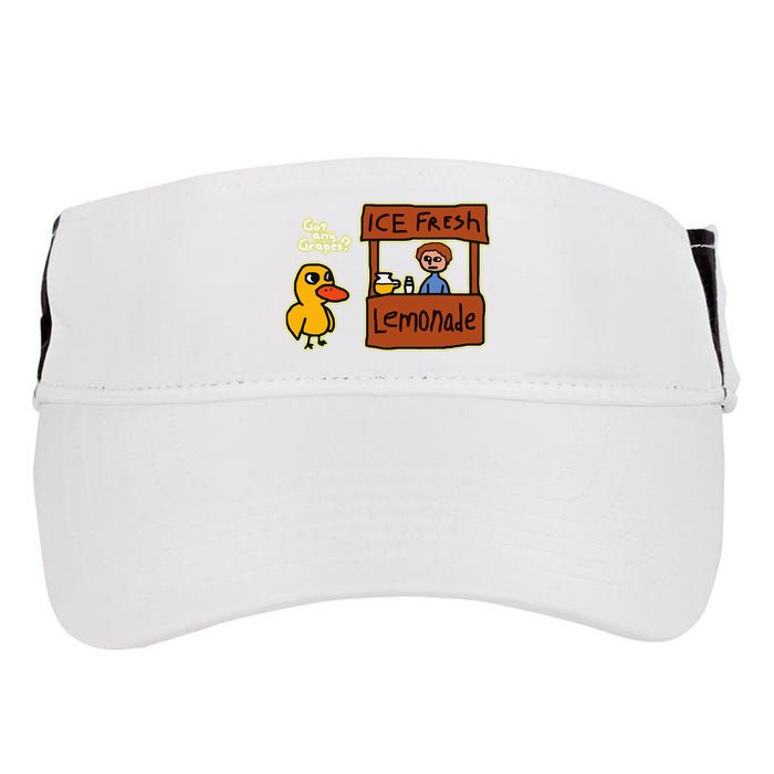 Ice Fresh Lemonade Duck Funny Got Any Grapes Love Gift Adult Drive Performance Visor
