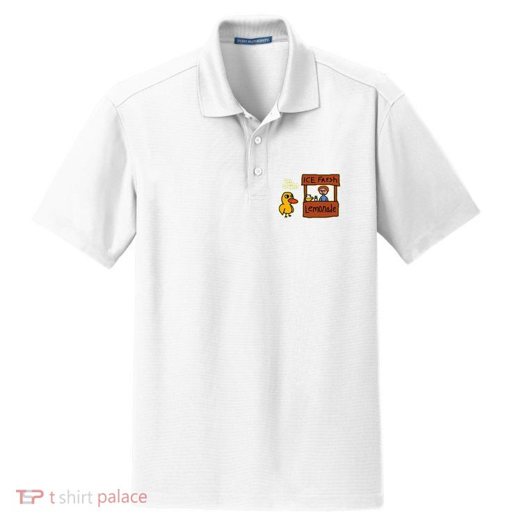 Ice Fresh Lemonade Duck Funny Got Any Grapes Love Gift Dry Zone Grid Polo