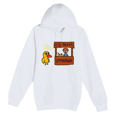 Ice Fresh Lemonade Duck Funny Got Any Grapes Love Gift Premium Pullover Hoodie