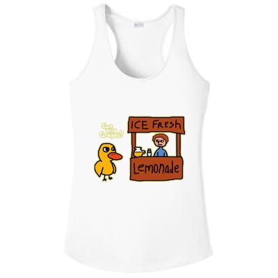 Ice Fresh Lemonade Duck Funny Got Any Grapes Love Gift Ladies PosiCharge Competitor Racerback Tank