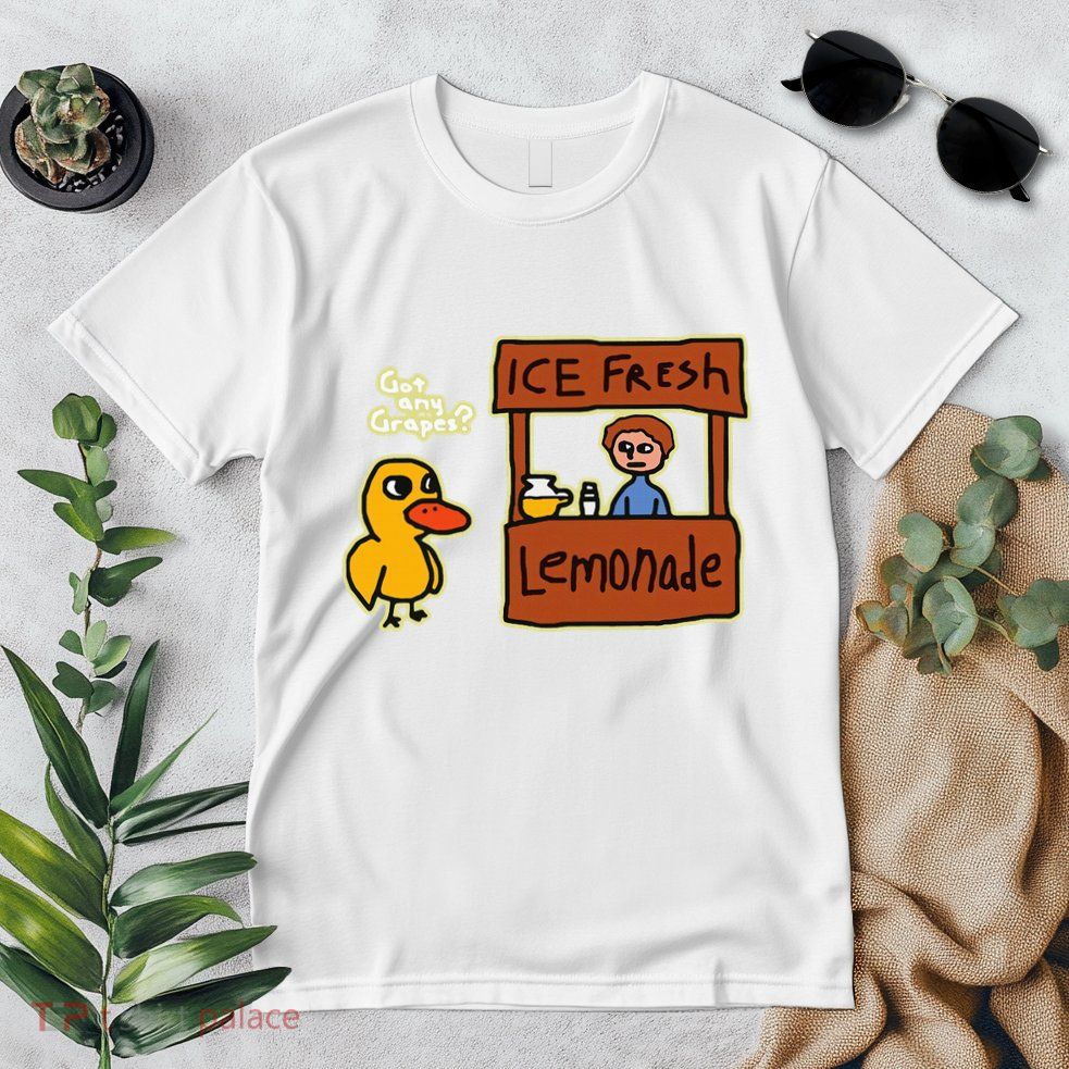 Ice Fresh Lemonade Duck Funny Got Any Grapes Love Gift Premium T-Shirt