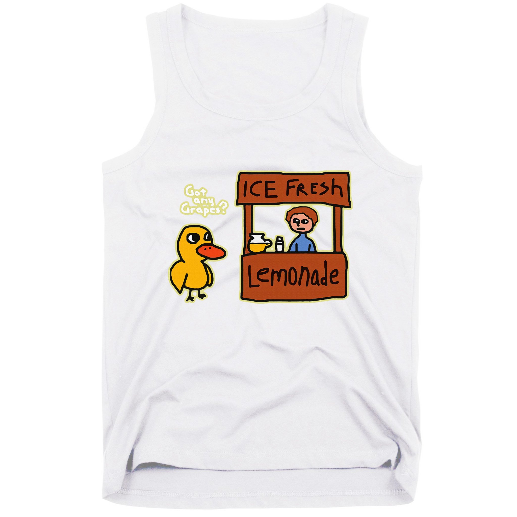 Ice Fresh Lemonade Duck Funny Got Any Grapes Love Gift Tank Top