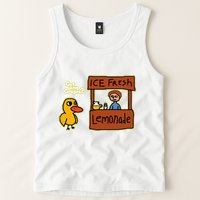 Ice Fresh Lemonade Duck Funny Got Any Grapes Love Gift Tank Top