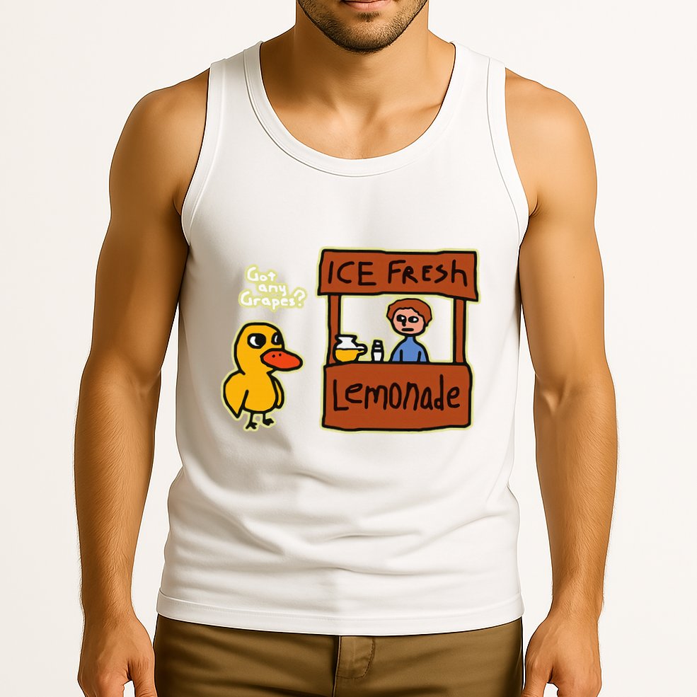 Ice Fresh Lemonade Duck Funny Got Any Grapes Love Gift Tank Top