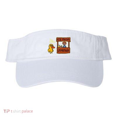 Ice Fresh Lemonade Duck Funny Got Any Grapes Love Gift Valucap Bio-Washed Visor