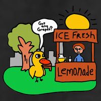 Ice Fresh Lemonade Got Any Grapes Duck Funny Gift  Cool Comfort Performance Bucket Hat