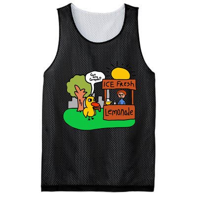 Ice Fresh Lemonade Got Any Grapes Duck Funny Gift  Mesh Reversible Basketball Jersey Tank