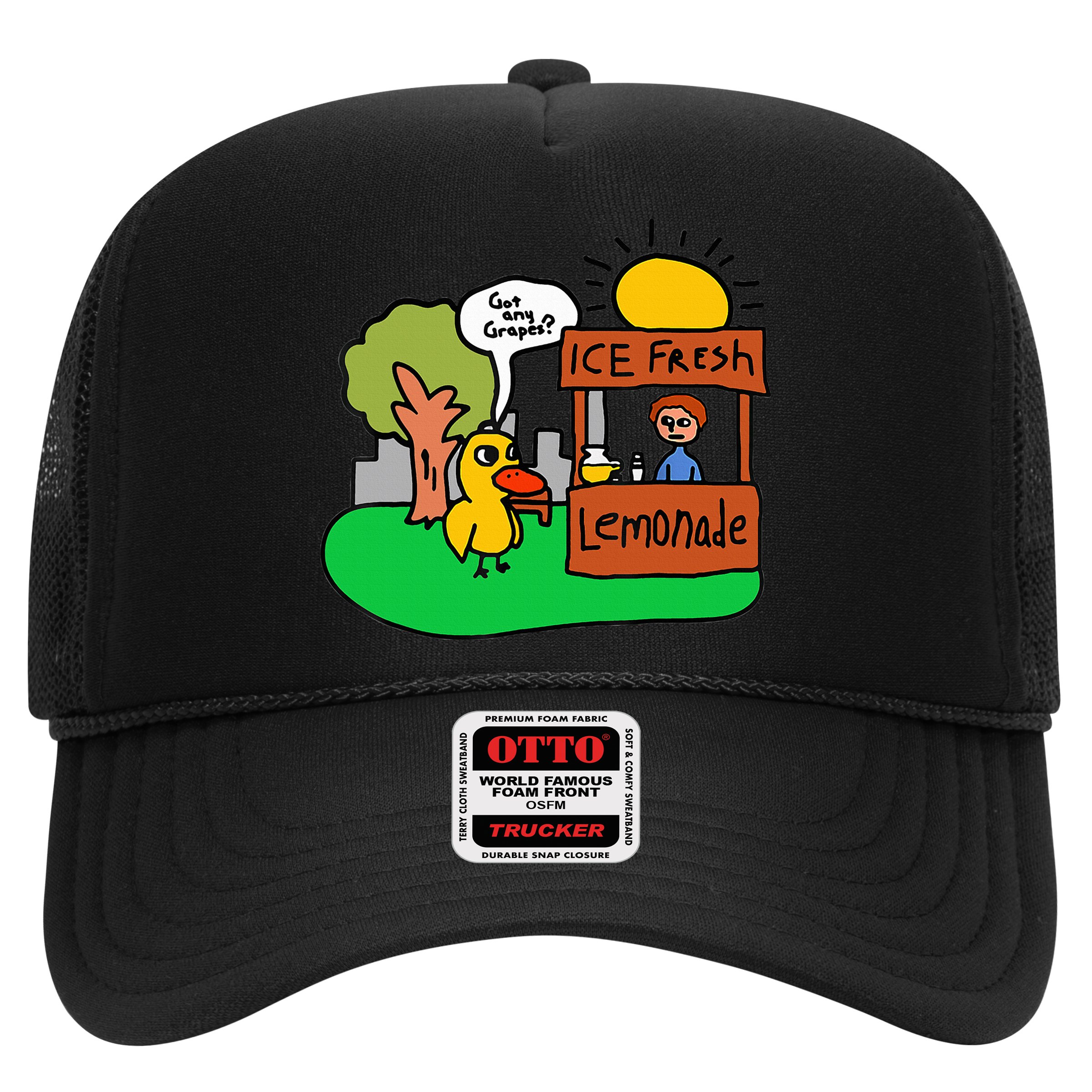 Ice Fresh Lemonade Got Any Grapes Duck Funny Gift  Hat
