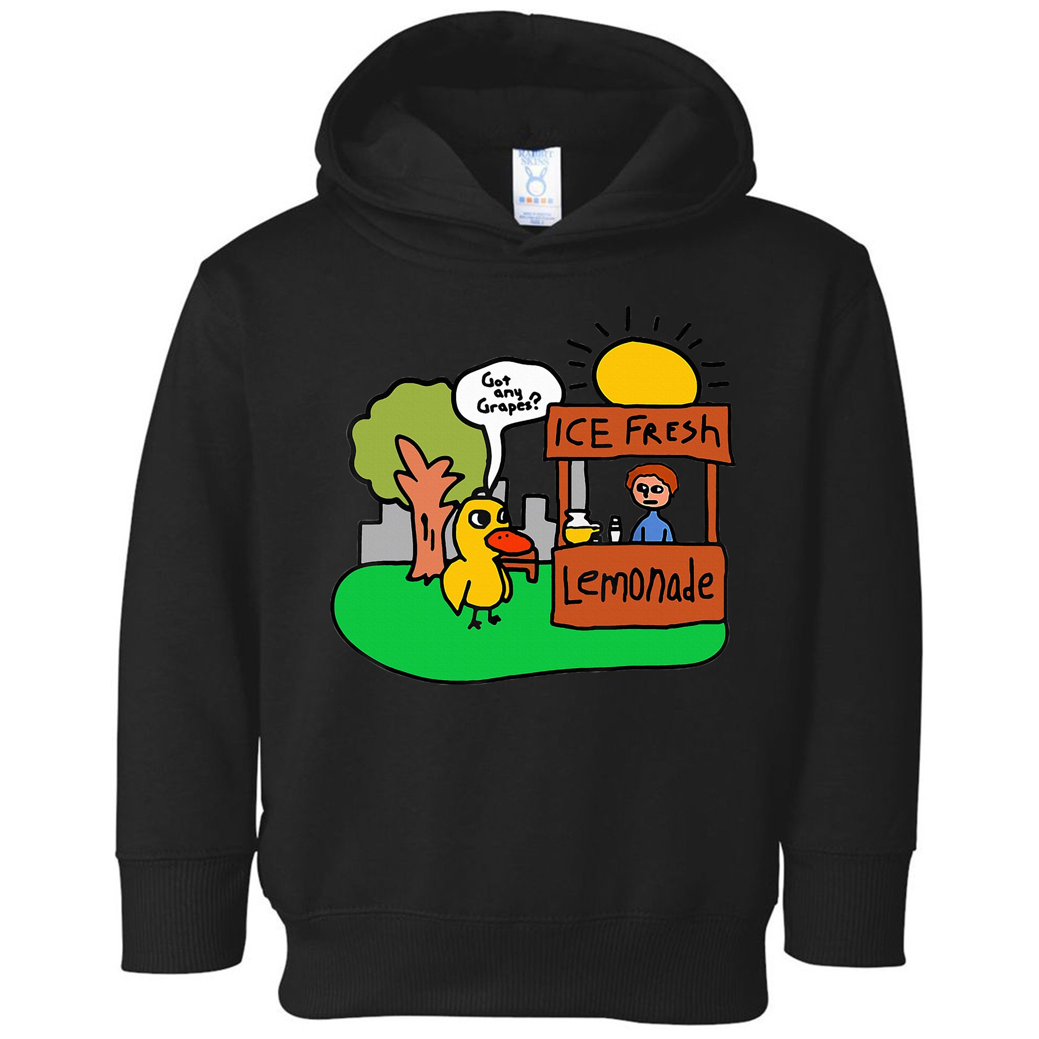 Ice Fresh Lemonade Got Any Grapes Duck Funny Gift  Toddler Hoodie
