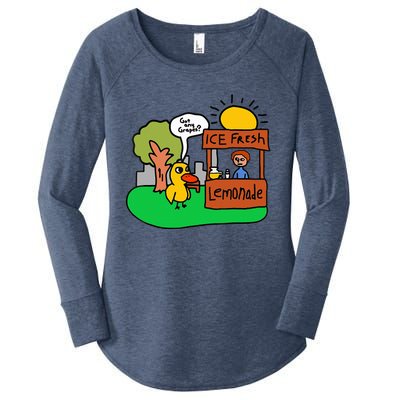 Ice Fresh Lemonade Got Any Grapes Duck Funny Gift  Women's Perfect Tri Tunic Long Sleeve Shirt