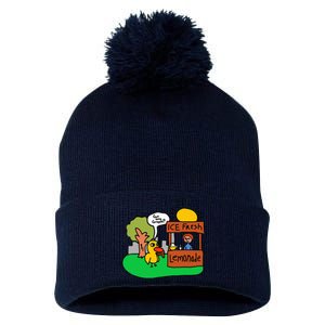 Ice Fresh Lemonade Got Any Grapes Duck Funny Gift  Pom Pom 12in Knit Beanie