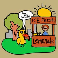 Ice Fresh Lemonade Got Any Grapes Duck Funny Gift  T-Shirt