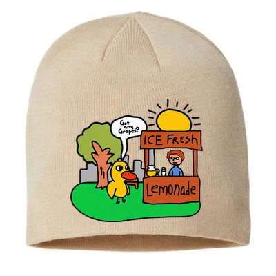 Ice Fresh Lemonade Got Any Grapes Duck Funny Gift  Sustainable Beanie