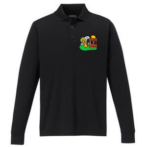 Ice Fresh Lemonade Got Any Grapes Duck Funny Gift Performance Long Sleeve Polo