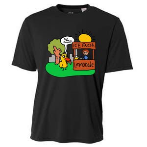 Ice Fresh Lemonade Got Any Grapes Duck Funny Gift Cooling Performance Crew T-Shirt