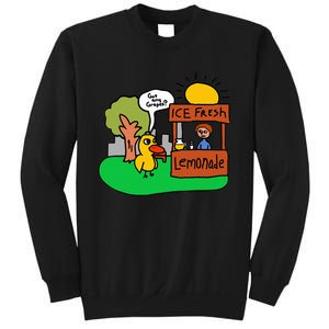 Ice Fresh Lemonade Got Any Grapes Duck Funny Gift Sweatshirt