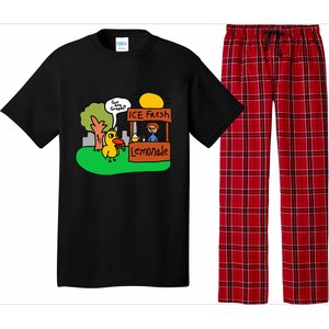 Ice Fresh Lemonade Got Any Grapes Duck Funny Gift Pajama Set