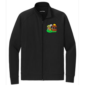 Ice Fresh Lemonade Got Any Grapes Duck Funny Gift Stretch Full-Zip Cadet Jacket