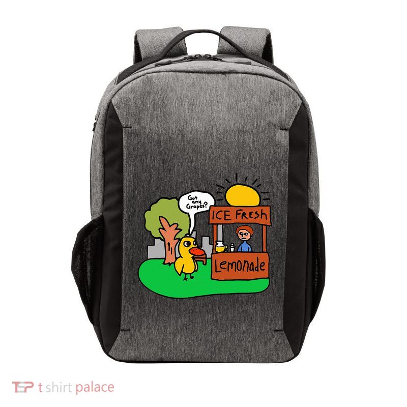 Ice Fresh Lemonade Got Any Grapes Duck Funny Gift Vector Backpack