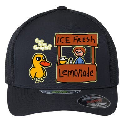 Ice Fresh Lemonade Duck Funny Got Any Grapes Love Gift Flexfit Unipanel Trucker Cap