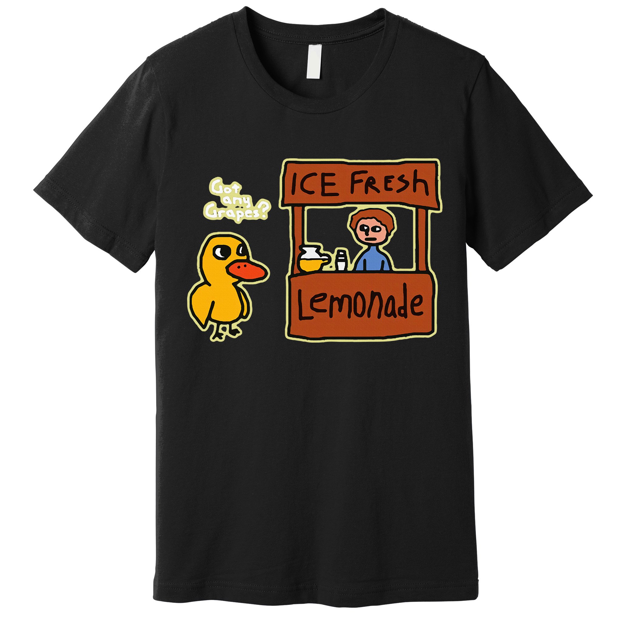 Ice Fresh Lemonade Duck Funny Got Any Grapes Love Gift Premium T-Shirt