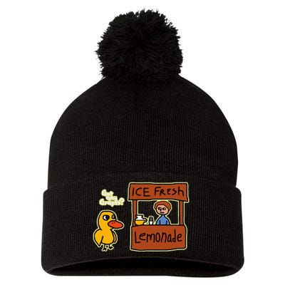 Ice Fresh Lemonade Duck Funny Got Any Grapes Love Gift Pom Pom 12in Knit Beanie