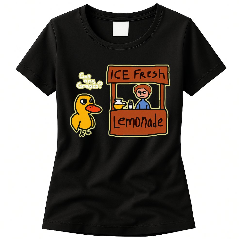 Ice Fresh Lemonade Duck Funny Got Any Grapes Love Gift Womens T-Shirt